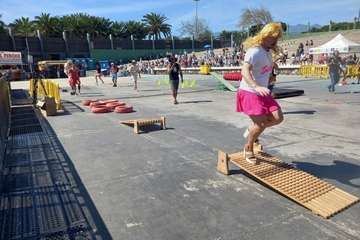 Carrera de Tacones del Carnaval de Telde 2023/TA e Ildefonso Rodríguez.